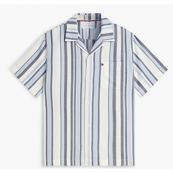 TOMMY HILFIGER - STRUCTURE MULTI STP SS SHIRT - 0A4 - F|MW0MW43329/0A4