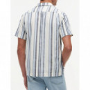 TOMMY HILFIGER - STRUCTURE MULTI STP SS SHIRT - 0A4 - F|MW0MW43329/0A4