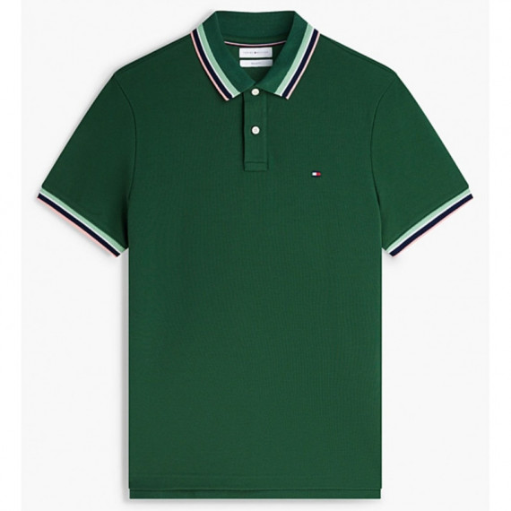 TOMMY HILFIGER - CONTRAST COLLAR CUFFS REG POLO - L2N - F|MW0MW43267/L2N