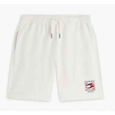 TOMMY HILFIGER - RWB BOX FLAG TR SWEATSHORT - Z00 - F|MW0MW43384/Z00