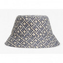TOMMY HILFIGER - Th Monogram Bucket Hat - DW6 - F|AW0AW18868/DW6