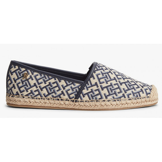 TOMMY HILFIGER - TH MONOGRAM JACQUARD ESPADRILLE - DW6 - F|FW0FW09501/DW6