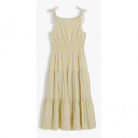 TOMMY HILFIGER - SMOCK TIE NS MIDI DRESS - 0FR - F|WW0WW51052/0FR