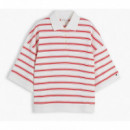 TOMMY HILFIGER - MULTISTP OVERSIZED SS POLO - 0E2 - F|WW0WW50026/0E2