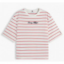 TOMMY HILFIGER - CLASSIC SCRIPT TRAPEZE TEE - 0E1 - F|WW0WW50948/0E1