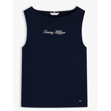 TOMMY HILFIGER - CLASSIC SCRIPT BOAT-NK TOP - C1G - F|WW0WW50947/C1G