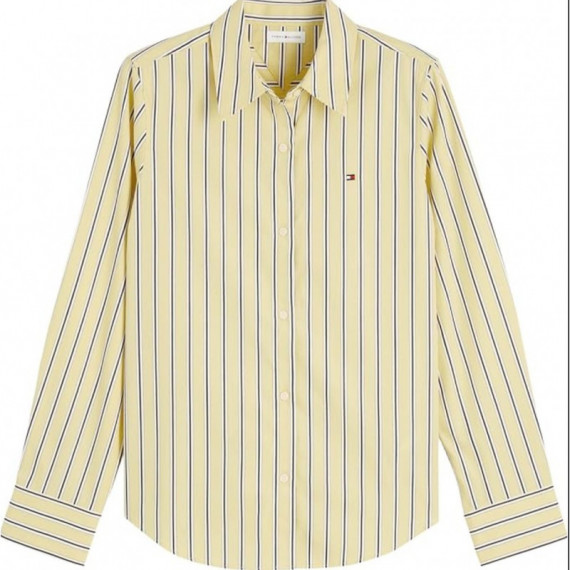 TOMMY HILFIGER - Summer Poplin Regular Shirt - 0FR - F|WW0WW51155/0FR