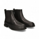 Botin Militar Elastico Negro  CAMPER