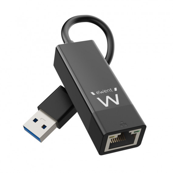 Adaptador EWENT USB 3.2 a RJ45 Ethernet Gigalan