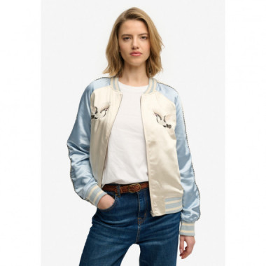 Superdry Chaquetas Mujer Suikajan Embroidered Bomber W5012091A-TEB