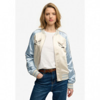 SUPERDRY Chaquetas Mujer Suikajan Embroidered Bomber W5012091A-TEB