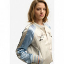 Superdry Chaquetas Mujer Suikajan Embroidered Bomber W5012091A-TEB