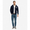 Superdry Sudaderas Hombre Vintage Athletic Ziphood M2014479A-98T