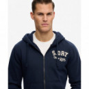 Superdry Sudaderas Hombre Vintage Athletic Ziphood M2014479A-98T