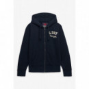 Superdry Sudaderas Hombre Vintage Athletic Ziphood M2014479A-98T