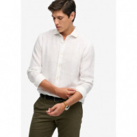 Superdry Camisas Hombre Riviera L/S Linen Shirt M4011103A-01C