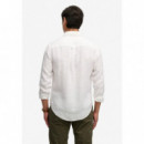 Superdry Camisas Hombre Riviera L/S Linen Shirt M4011103A-01C