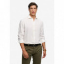 Superdry Camisas Hombre Riviera L/S Linen Shirt M4011103A-01C