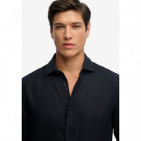 Superdry Camisas Hombre Riviera L/S Linen Shirt M4011103A-98T