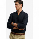 Superdry Camisas Hombre Riviera L/S Linen Shirt M4011103A-98T