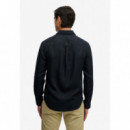 Superdry Camisas Hombre Riviera L/S Linen Shirt M4011103A-98T