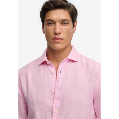 Superdry Camisas Hombre Riviera L/S Linen Shirt M4011103A-J3B