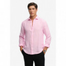 Superdry Camisas Hombre Riviera L/S Linen Shirt M4011103A-J3B