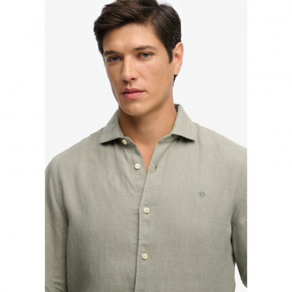 Superdry Camisas Hombre Riviera L/S Linen Shirt M4011103A-J3C