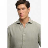 Superdry Camisas Hombre Riviera L/S Linen Shirt M4011103A-J3C