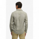 Superdry Camisas Hombre Riviera L/S Linen Shirt M4011103A-J3C