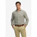 Superdry Camisas Hombre Riviera L/S Linen Shirt M4011103A-J3C
