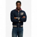 SUPERDRY Chaquetas Hombre Twill Varsity Bomber Jkt M5012322A-98T