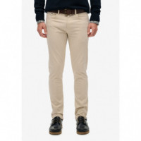 SUPERDRY Pantalones Hombre Merchant Sateen 5 Pocket Pant M7011425A-29C