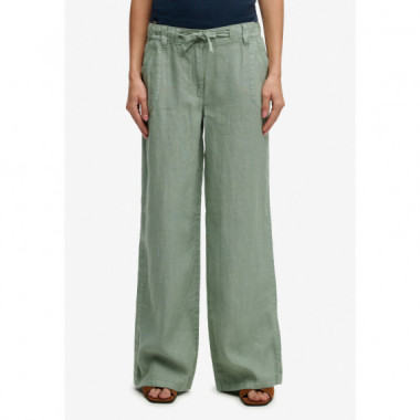 Superdry Pantalones Mujer Linen Low Rise Pant W7011294A-1KN