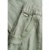 SUPERDRY Pantalones Mujer Linen Low Rise Pant W7011294A-1KN