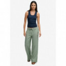 Superdry Pantalones Mujer Linen Low Rise Pant W7011294A-1KN