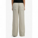Superdry Pantalones Mujer Linen Low Rise Pant W7011294A-1LC