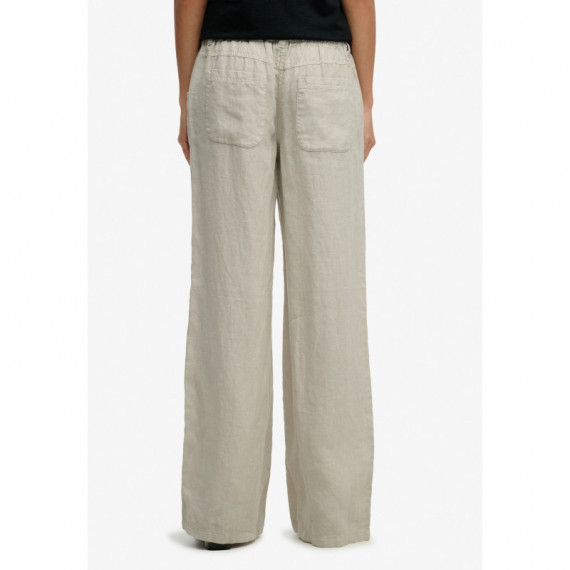 Superdry Pantalones Mujer Linen Low Rise Pant W7011294A-1LC