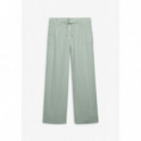 Superdry Pantalones Mujer Linen Low Rise Pant W7011294A-1LC