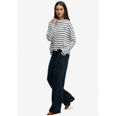 Superdry Pantalones Mujer Linen Low Rise Pant W7011294A-98T