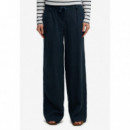 Superdry Pantalones Mujer Linen Low Rise Pant W7011294A-98T