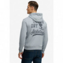 Superdry Sudaderas Hombre Ath Ess Hoodie M2014436A-FL2