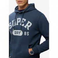 Superdry Sudaderas Hombre Ath Ess Hoodie M2014436A-JUA