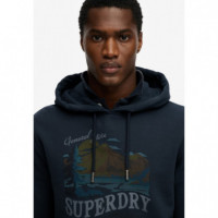Superdry Sudaderas Hombre Outdoors Mountain Rlxd Hood M2014451A-98T