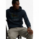 Superdry Sudaderas Hombre Outdoors Mountain Rlxd Hood M2014451A-98T