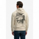 Superdry Sudaderas Hombre Tokyo Narrative Loose Hood M2014485A-1KI