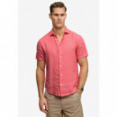 Superdry Camisas Hombre Riviera S/S Linen Shirt M4011104A-01R