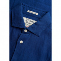 Superdry Camisas Hombre Riviera S/S Linen Shirt M4011104A-BTN