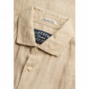Superdry Camisas Hombre Riviera S/S Linen Shirt M4011104A-J9H