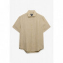 Superdry Camisas Hombre Riviera S/S Linen Shirt M4011104A-J9H